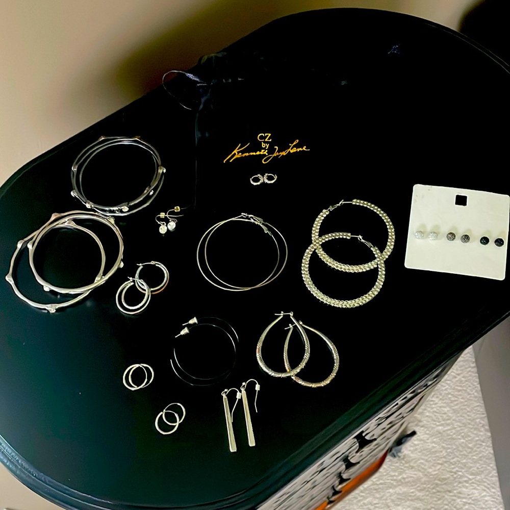 Silver Tone Jewelry Bundle